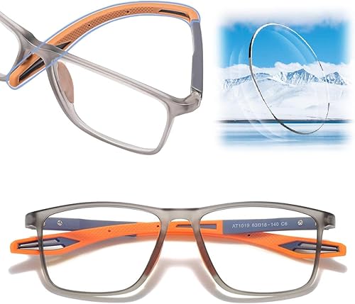 Miniatura 7 de Gafas presbípicas de luz azul ultraligeras deportivas para hombre (gris, 1.5)