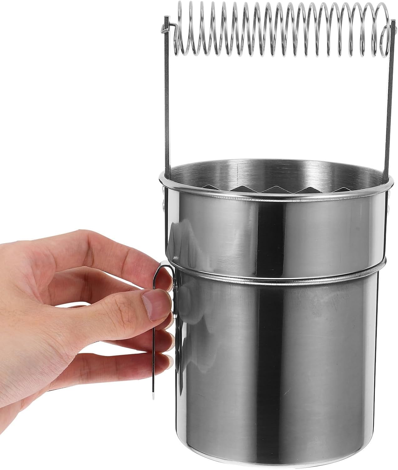 Stainless Steel Brush Washing Bucket with Oil Pot for Painting
