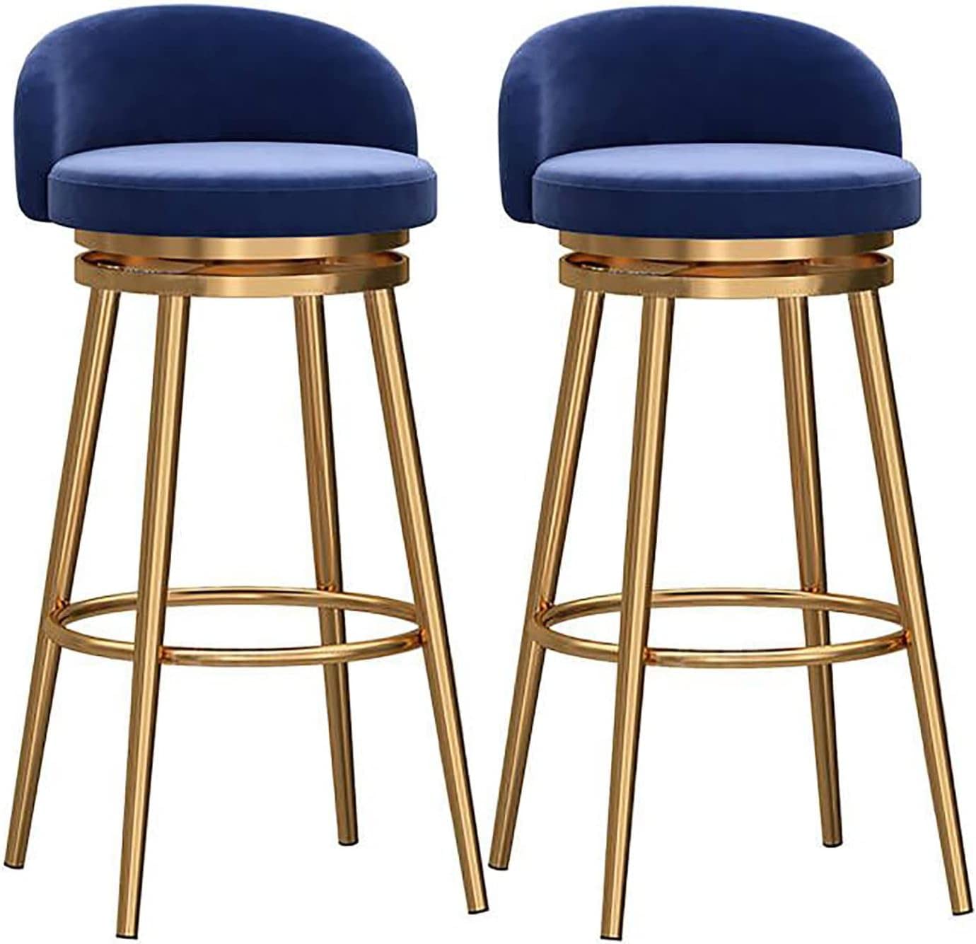 Tabourets de bar en velours chic pour salle à manger et salon