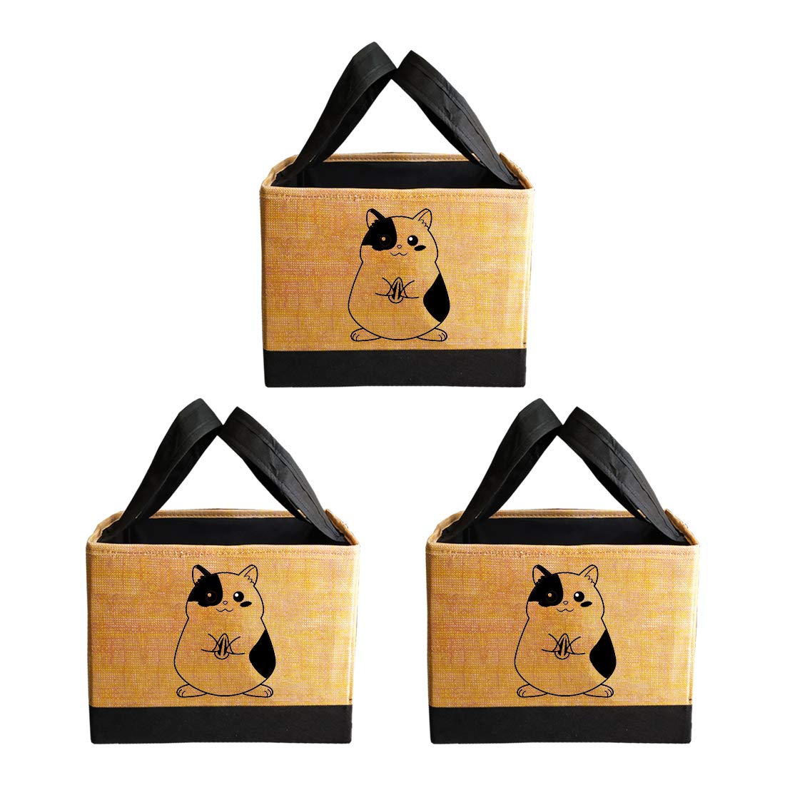 PrettyKrafts Toys storage Box, Storage organizer for kids, (Pack of 3) Jute Brown (B08N4S9Z7Z) Amazon Price History, Amazon Price Tracker