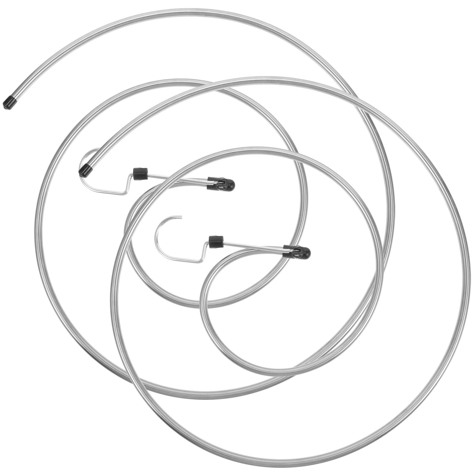 Percha espiral circular para secar sábanas dentro de casa y optimizar el balcón