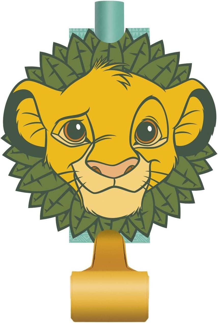 Disney Lion King Party Blowouts - 2.68" X 5.25", 8 Pcs