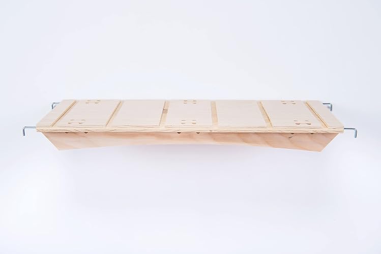 SMALL PET SELECT – Habitat Hideout Castle Bridge/Ramp Attachment | Chew-Safe Wooden Accessory for Rabbits, Guinea Pigs & Small Pets to Climb, Explore & Connect - Bridge/Ramp