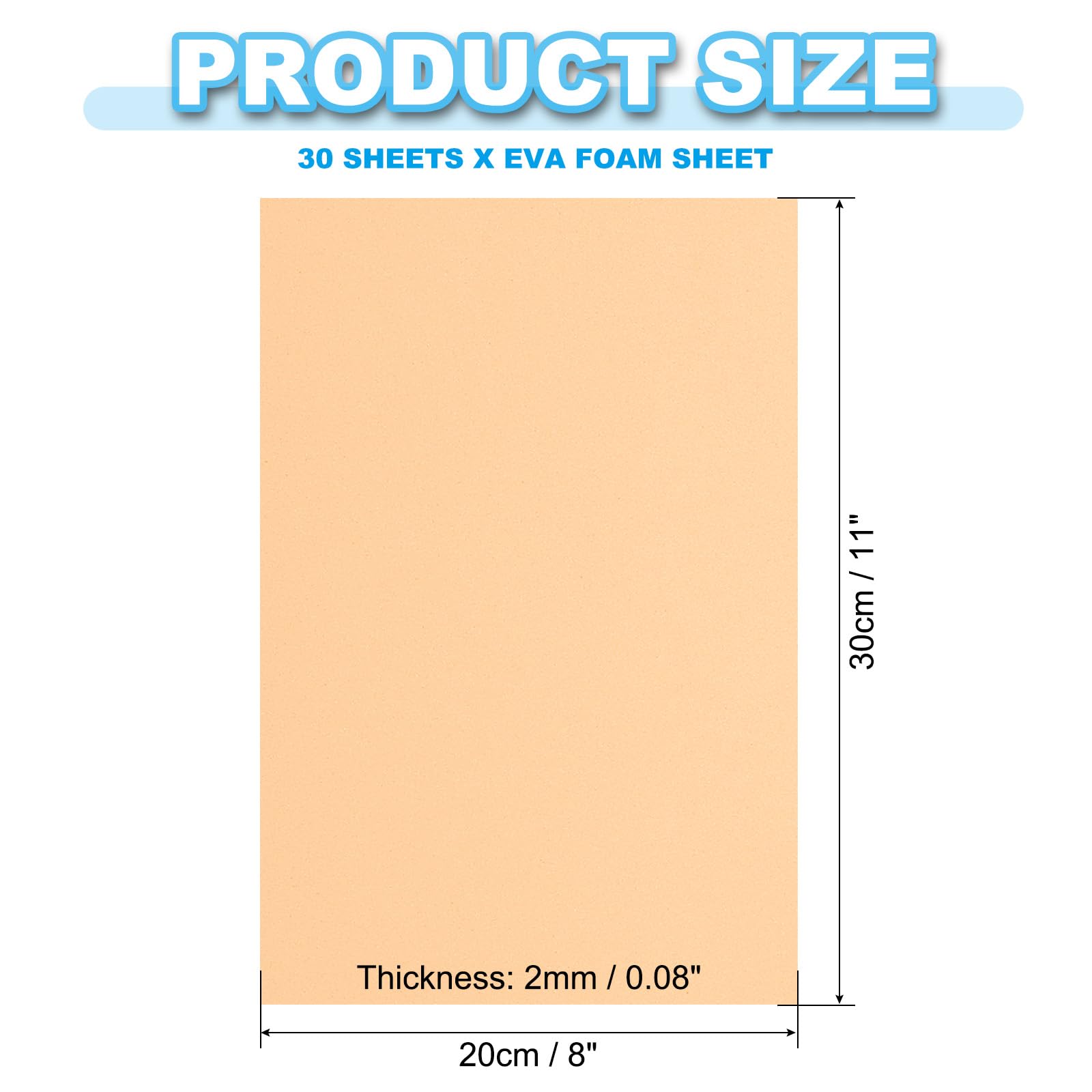 PATIKIL 30 Pack EVA Foam Sheets - Image 2