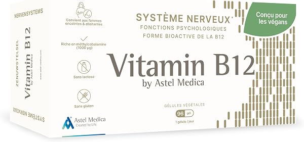 Astel Medica Vitamine B12 pour Fonction Psychologique 96 Gélules