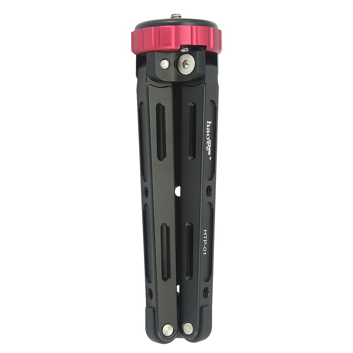 Haoge HTP-01 Tavolo da tavolo Treppiede da tavolo Supporto da tavolo per DSLR Videocamera Digitale Basso Angolo di scatto Macro Fotografia Carico massimo 6.8kg 15lb