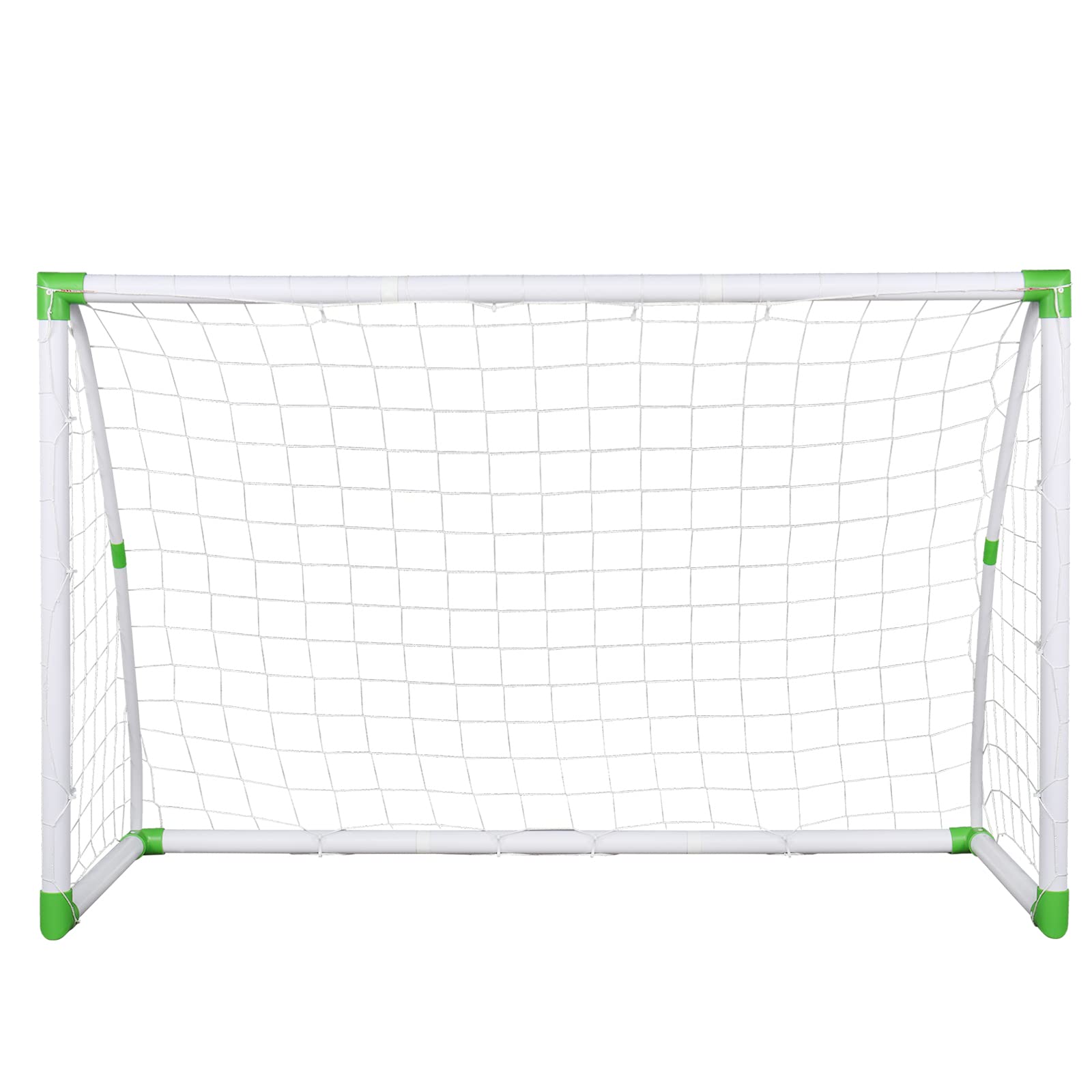 Backyard Soccer Goal Portable Soccer Net and Steel Frame Weatherproof Soccer Goals Practice Training Goals,Quick Set-up, High-Strength Netting, Portable Weatherproof Soccer Goals for Backyard