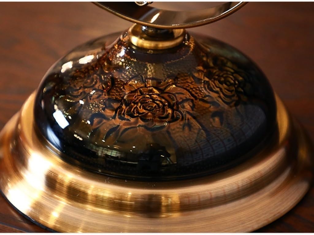 Desk Clock Retro Light Luxury Desk Clock Desktop Desk Clock Living Room Swing Clock Ornaments Creative Mute Desk Clock Seat Clock