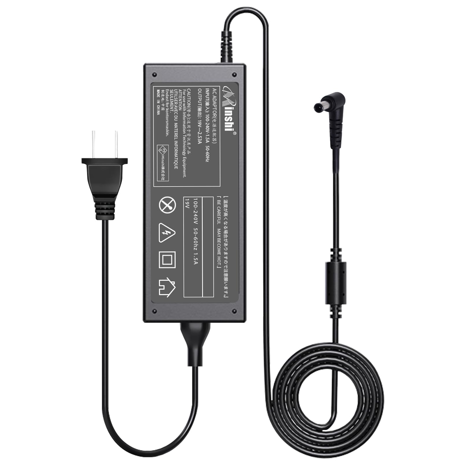 24QP500-B LG モニター本体と電源アダプターのみ Amazon.co.jp: LG 19V 2.53A 48W 交換用充電器 ACアダプター 6.5