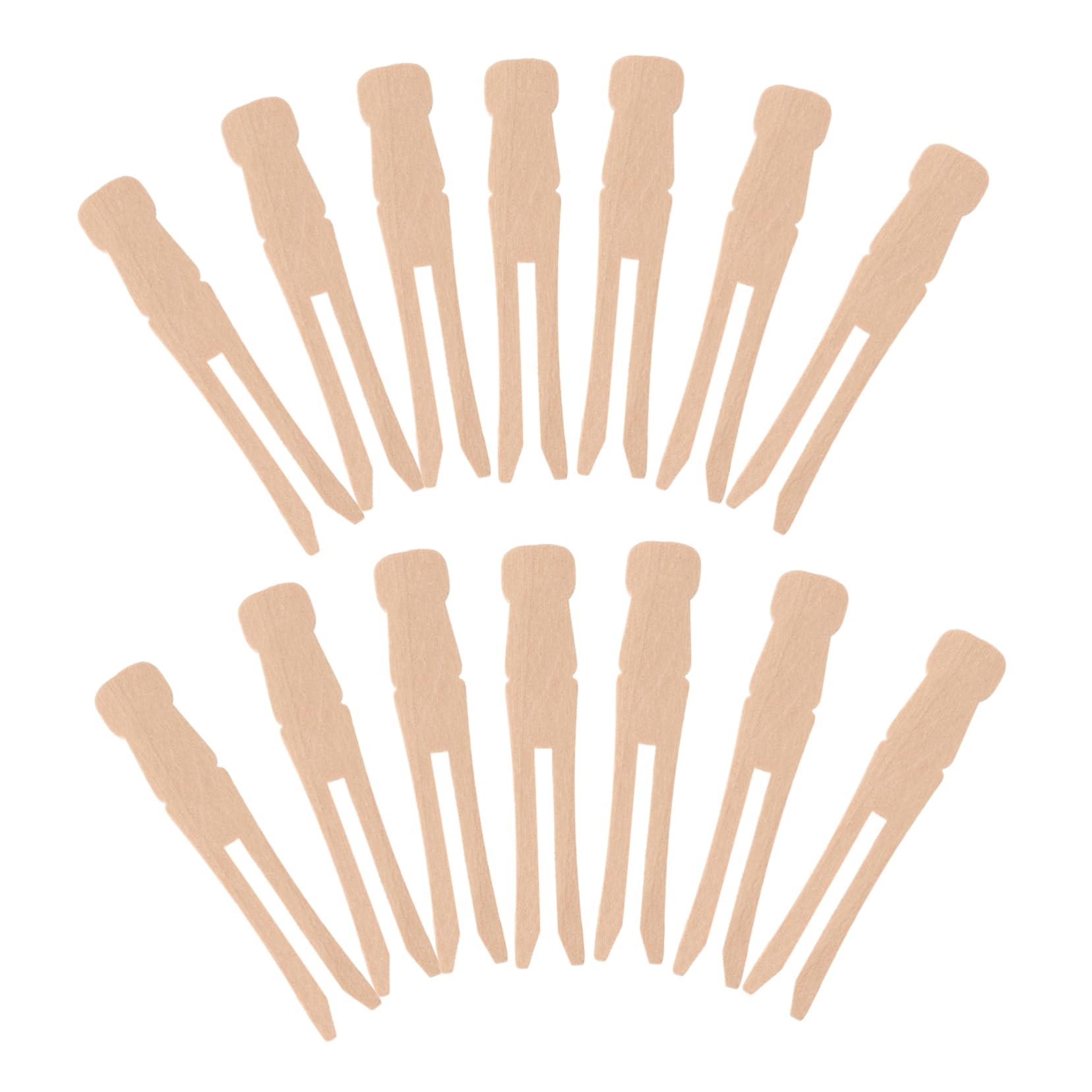 Amosfun 500 Pz Mollette Di Legno Mollette Antivento Fermagli Per Stendibiancheria Trapuntate Antivento Morsetto Per Trapunta Clip Per o Da Bucato