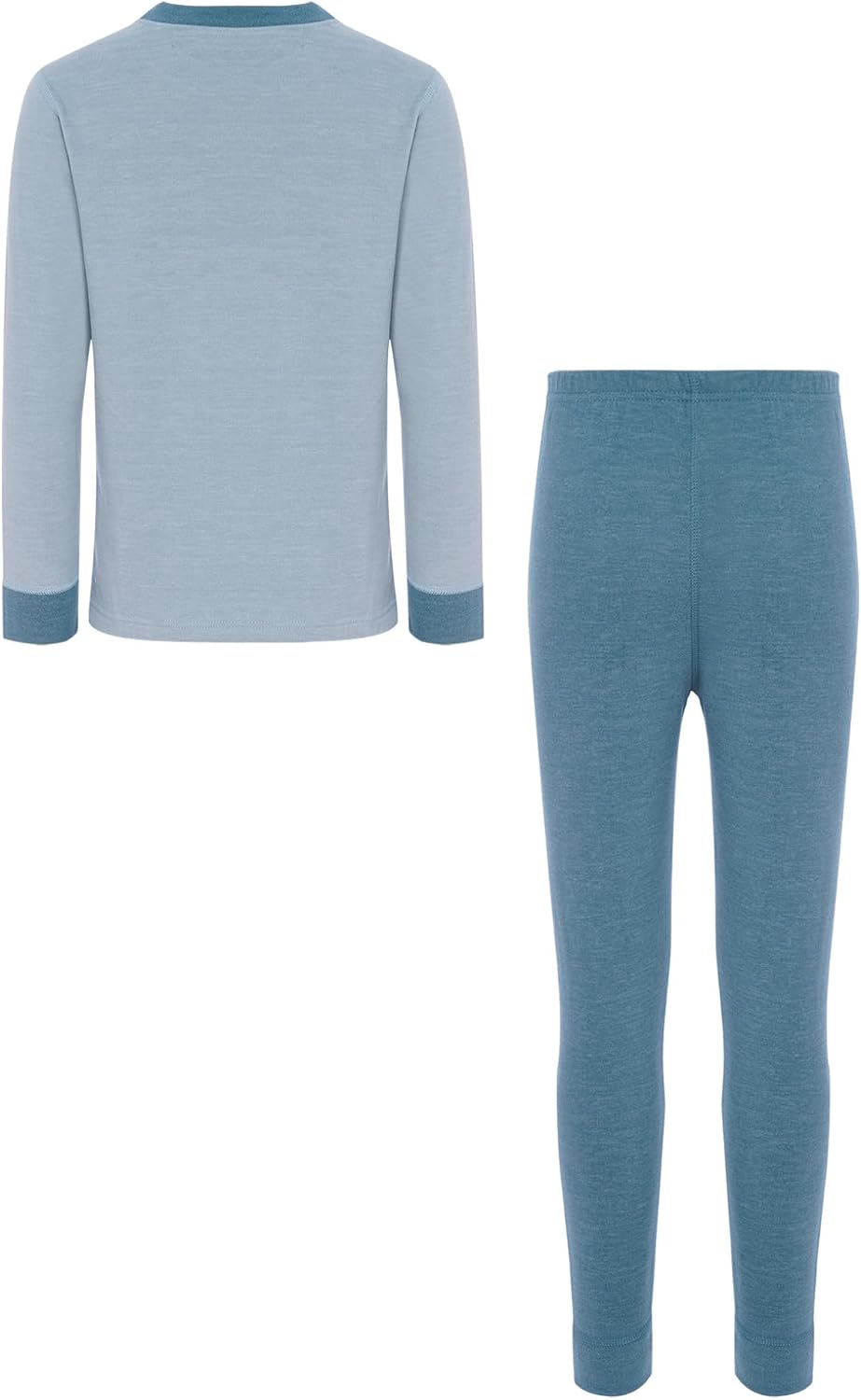 Oyolan Kids Boys Girls Thermal Underwear Set Long Sleeve Base Layer Ultra Soft Thermal Tops and Leggings Long Johns Set