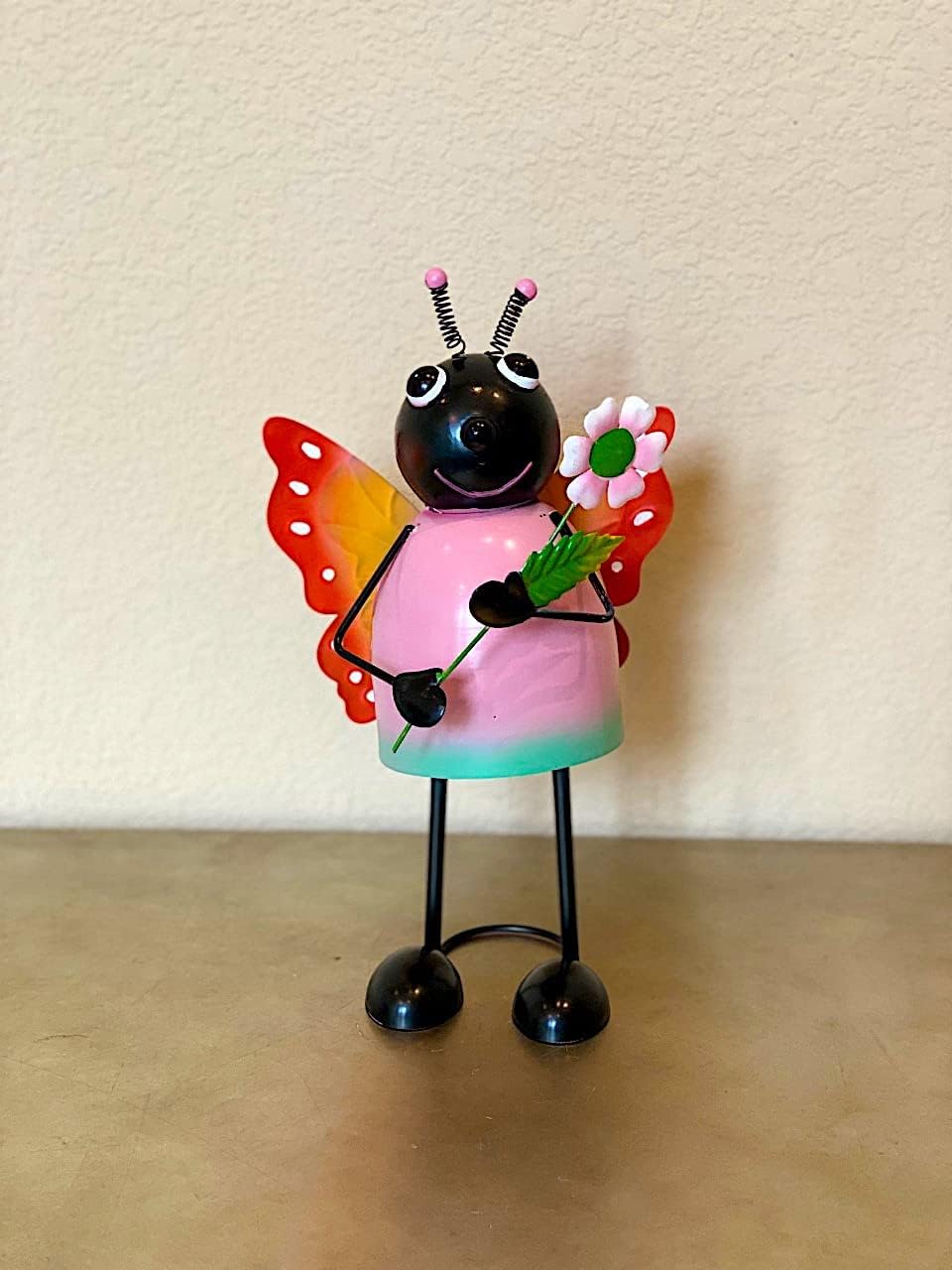 Gerson Company 13.5"H Metal Garden Friend Figurine, 3 Assorted