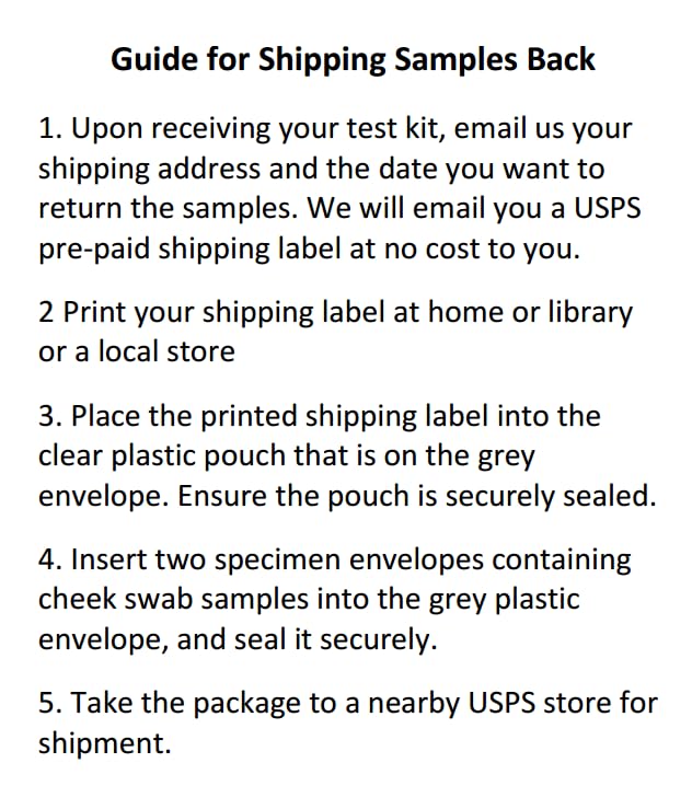 Image of Paternity Test Kit (Personal Use Only, Results in 1-2 Days, All lab fees Included)