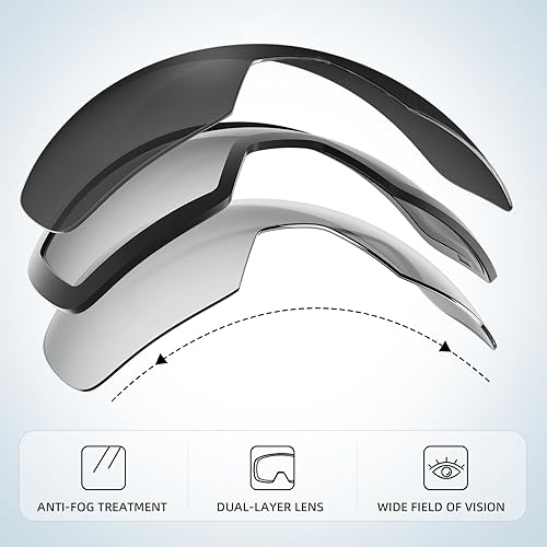 Miniatura 3 de DBIO Ski Goggles Replacement Lenses, Extra Snowboard Snow Goggles Lens