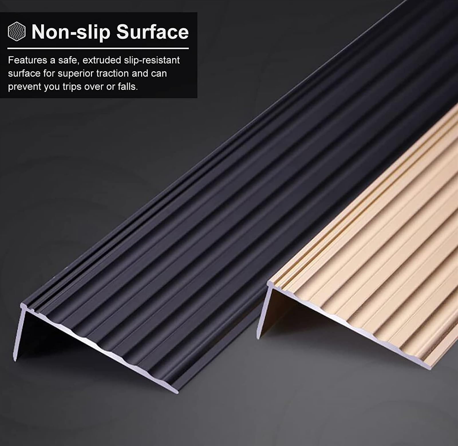 KEuLen Profilo di Transizione, Striscia di Soglia, Barra di rifinitura del Bordo for Scala Interna ed Esterna(Rose Gold)