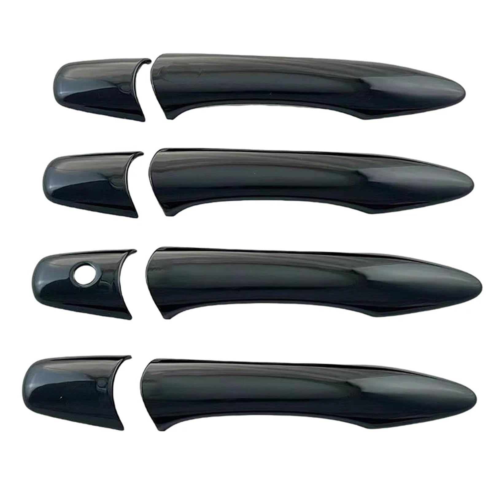 Rdwspli Black Exterior Handle Shell Compatible With Infiniti For Qx80 2014-2021 Door Handle Covers Stickers Gloss Carbon Side Car Accessories