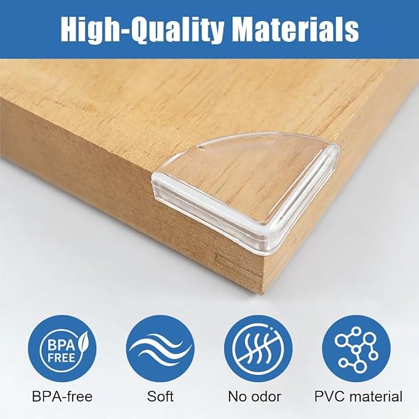 36 Pièces Coin de Table Protection Bebe, Protections d'angle, Protection Coin de Table Transparent, Protege Angle Autocollant, pour Bureau, Cheminée, Protège Le Bébé des Angles Vifs de la Table - 3