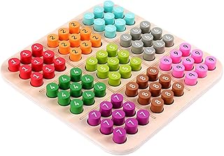 SAFIGLE 1 Conjunto De Peg Board De Madeira Para Crianças Lazer Jogo De Tabuleiro Sudoku Suprimentos Para Crianças Jogo Sudoku Para Crianças Brinquedo Sudoku Brinquedos Infantis Brinquedos