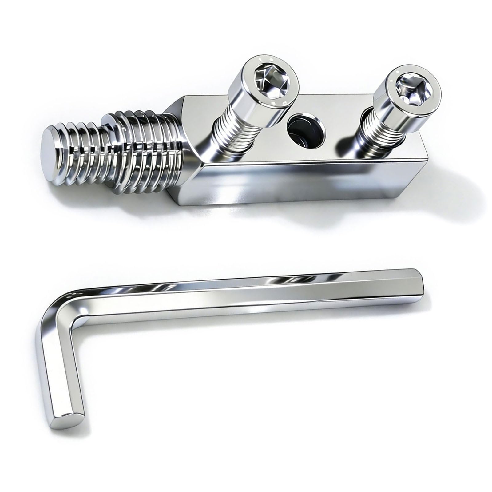 Zbiianxer Silver Break Pipe Thread Extractor For 1 / 2Inch 3 / 4Inch 1Inch Pipe Thread Removal Tool Faucet Angled Adapter Repair Multifunctional Plumbing Tool