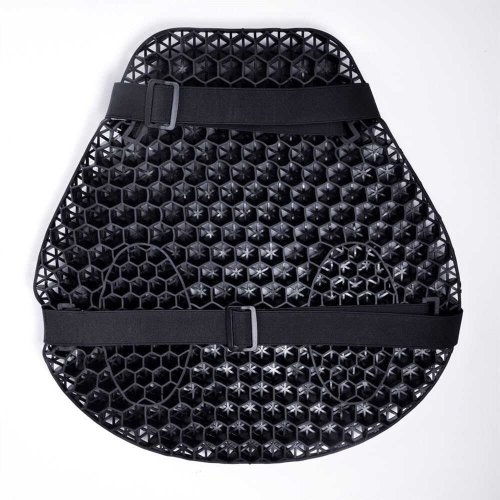 Cuscino Sedile Coprisedile Gonfiabile per Sedile Posteriore per Moto, Antiscivolo, Traspirante, Isolato, Accessori per Moto per La Guida Estiva in Bicicletta