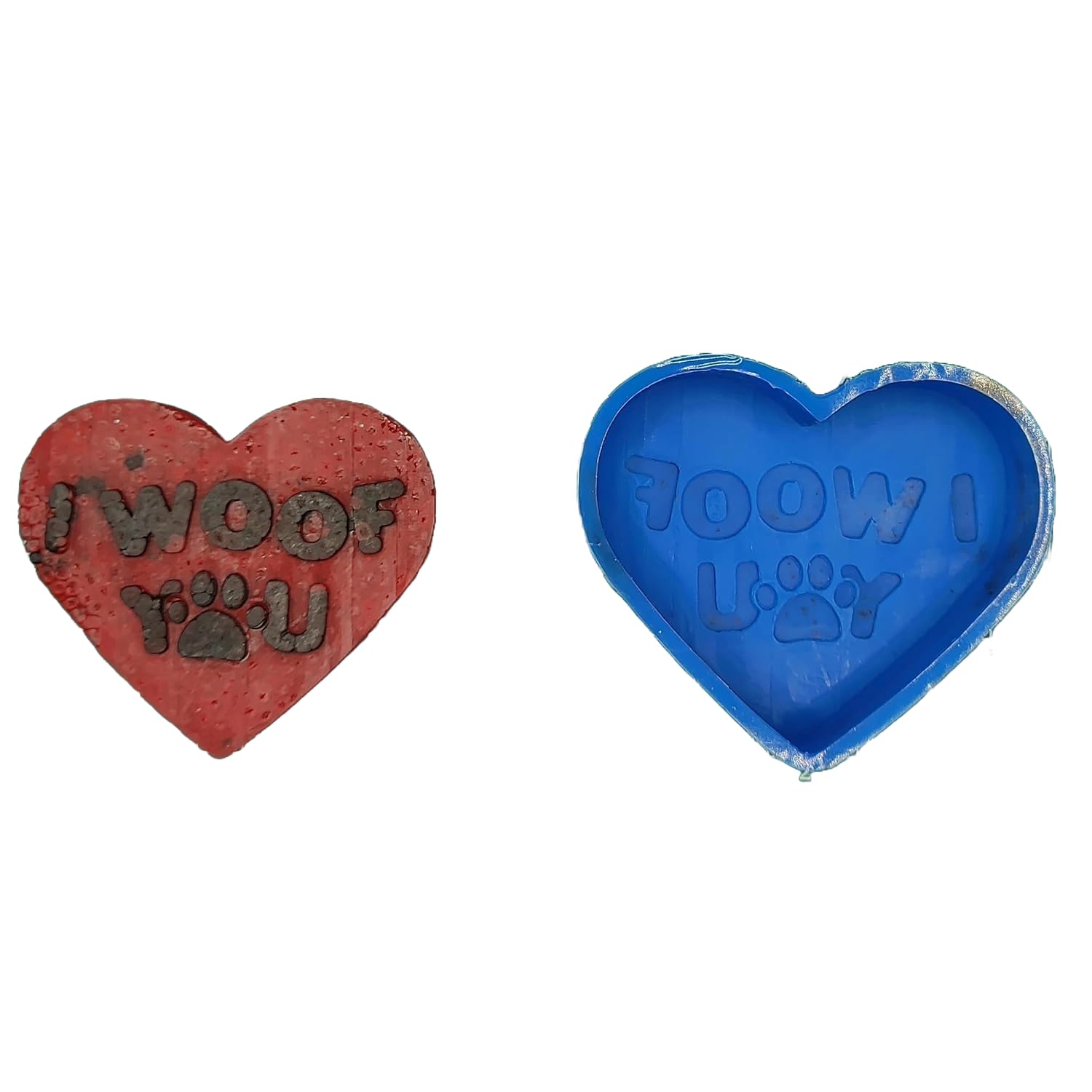 I Woof You Heart- Silicone Freshie Mold -