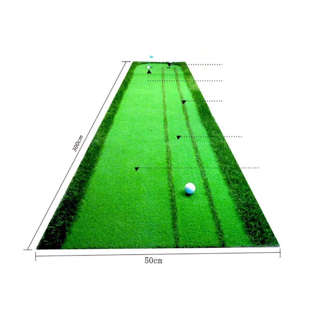 GZ Golf Putting Exerciser - Double Fairway Design - Precision Push - Slope Practice Mat,A,Taglia Unica