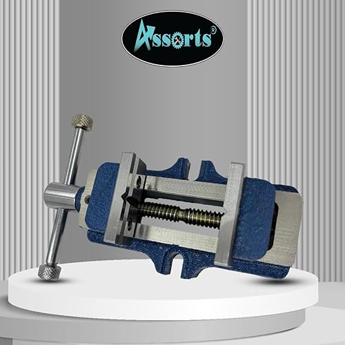 Miniatura 4 de Assorts Tornillo de centrado automático de 2 pulgadas - Base fija, herramienta de ingeniería rígida y duradera  Ancho de mandíbula de 1.969 in -