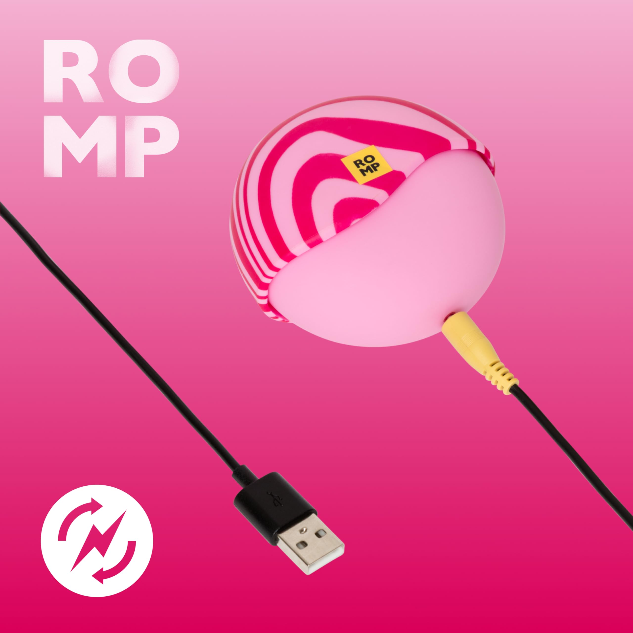 ROMP Spin Vibrator Sex Spielzeug für Frauen | Klitoris Stimulator | Erotisches Sexspielzeug Wasserdicht | Wiederaufladbar Massager in Reisegröße | Sauger für intensive Stimulation & Orgasmen
