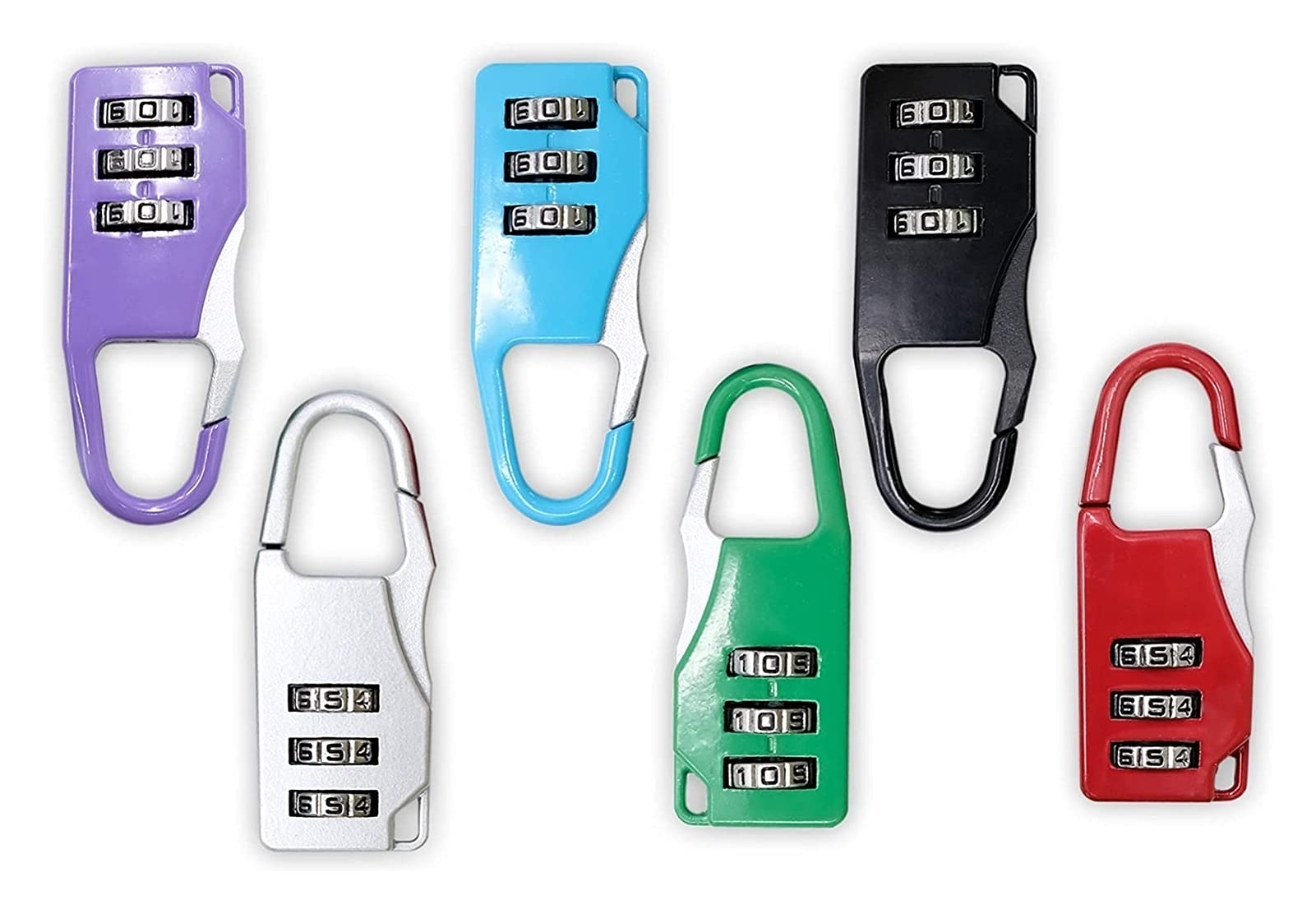 Mnuvxzaewf Green Luggage Locks,Padlock, Code, Safety Locks, Security Padfor Travel Luggage Suitcases And Storage Cabinets(Green)