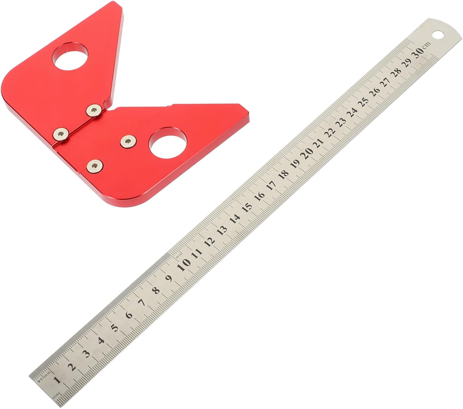 TEHAUX 1set Precise Measurement Tool for Woodworking Angle Line Marker for Accurate Center Line Drawing for Easy Marking and Measurement