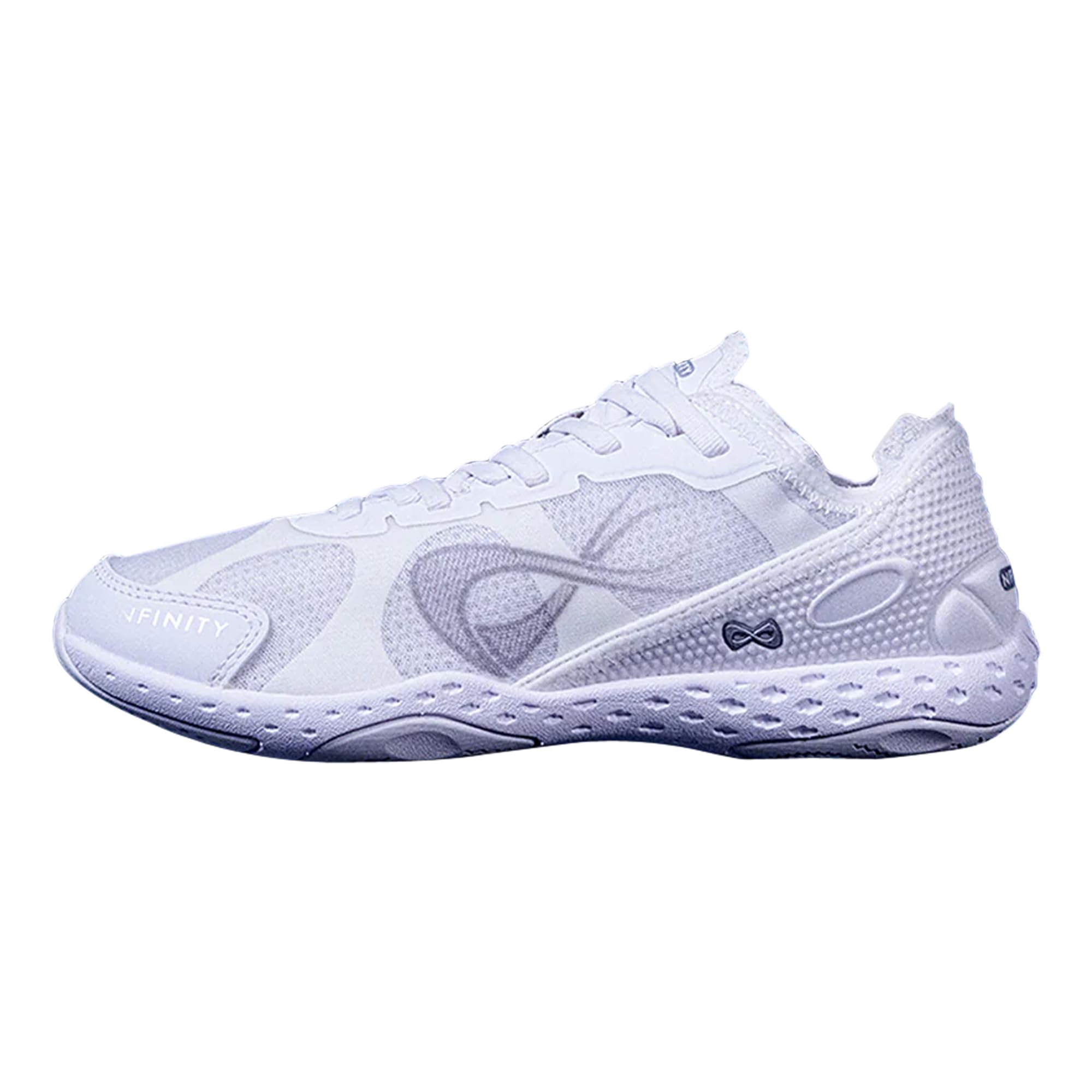 Cheer Shoes - Alpha White Indoor Gym Sneakers for Women - Lightweight Breathable Shoes for Women - Comfortable Women's Athletic Shoes - Versatile and Flexible Women's Walking Shoes