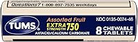 Vista 1 de Tums Extra Strength 750, sabores surtidos de frutas