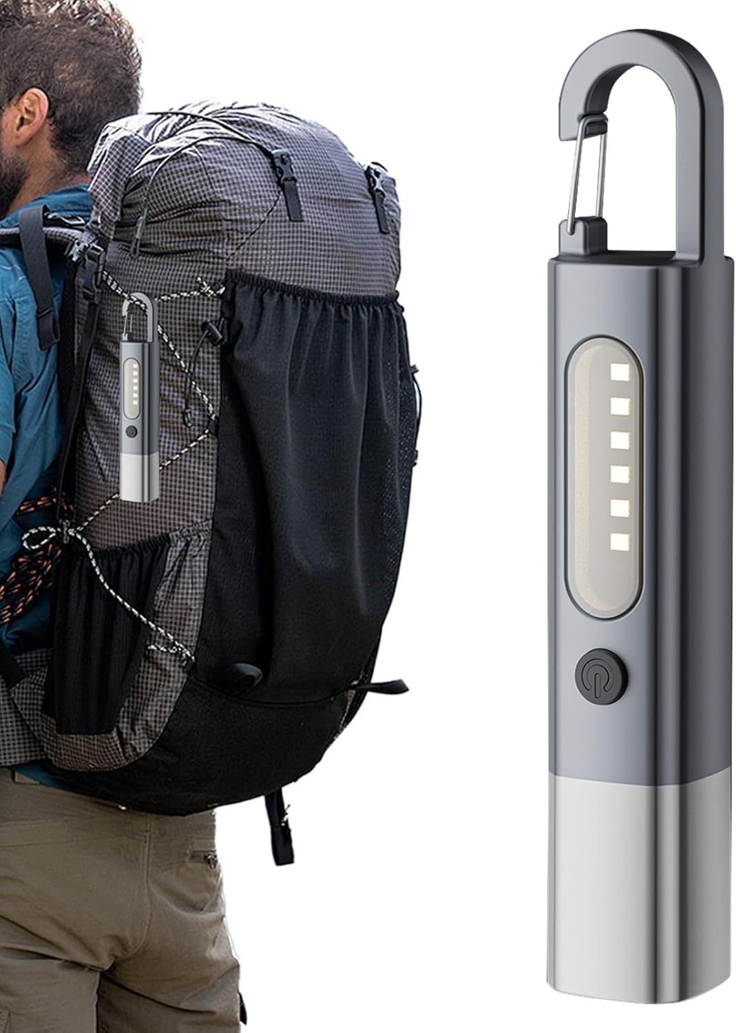 Deoxys LED Torch Rechargeable Super Bright Adjustable Focus Flashlight 3 Lighting Modes Waterproof Long Battery Life Pocket Size Torch for Power Cuts for Emergency Hiking Camping Outdoor Walking-image-39
