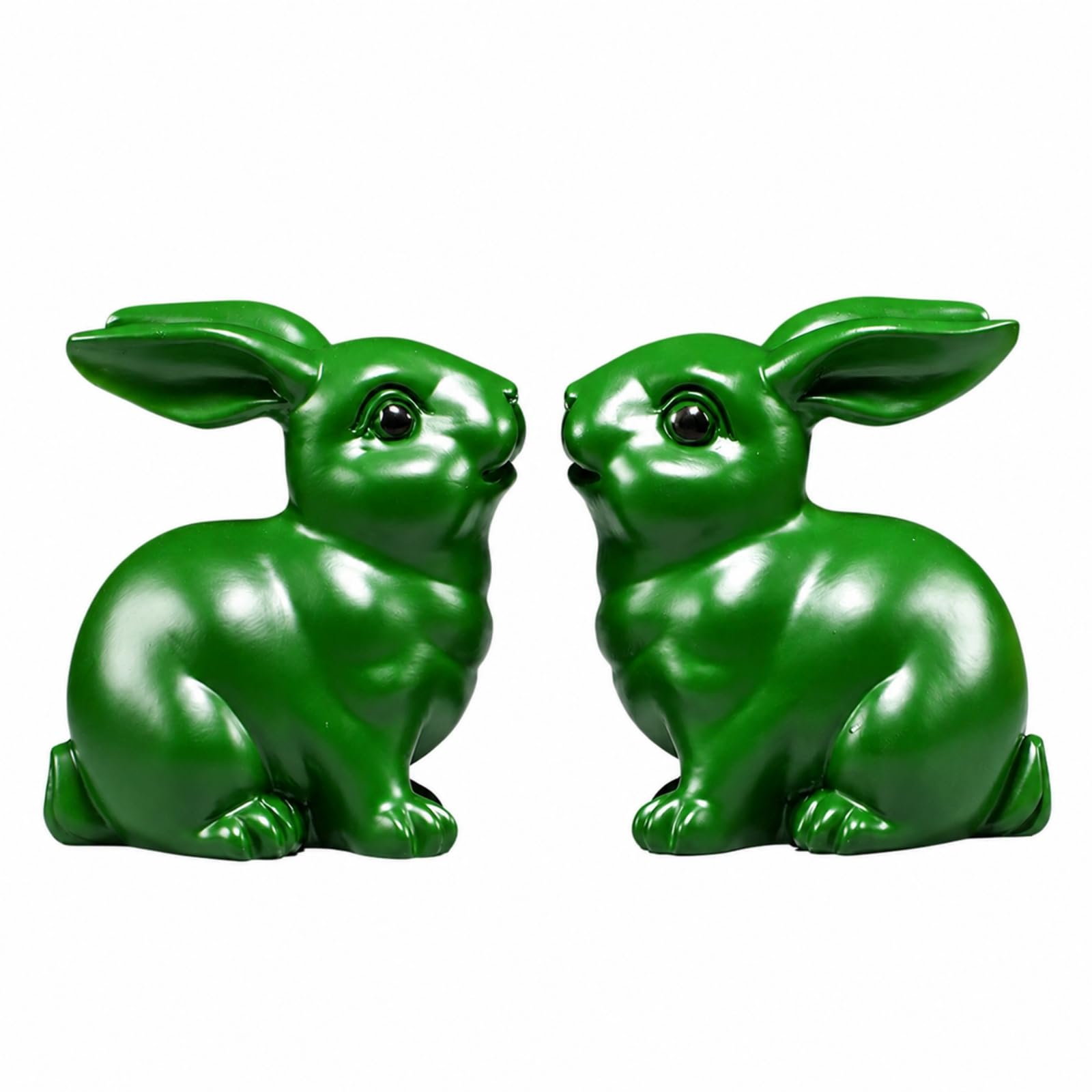 rockible Conejos corativo Ornamento | Diseño Tradicional Chino, Figura Conejo, Estatuilla, para Salón, 40 Cm