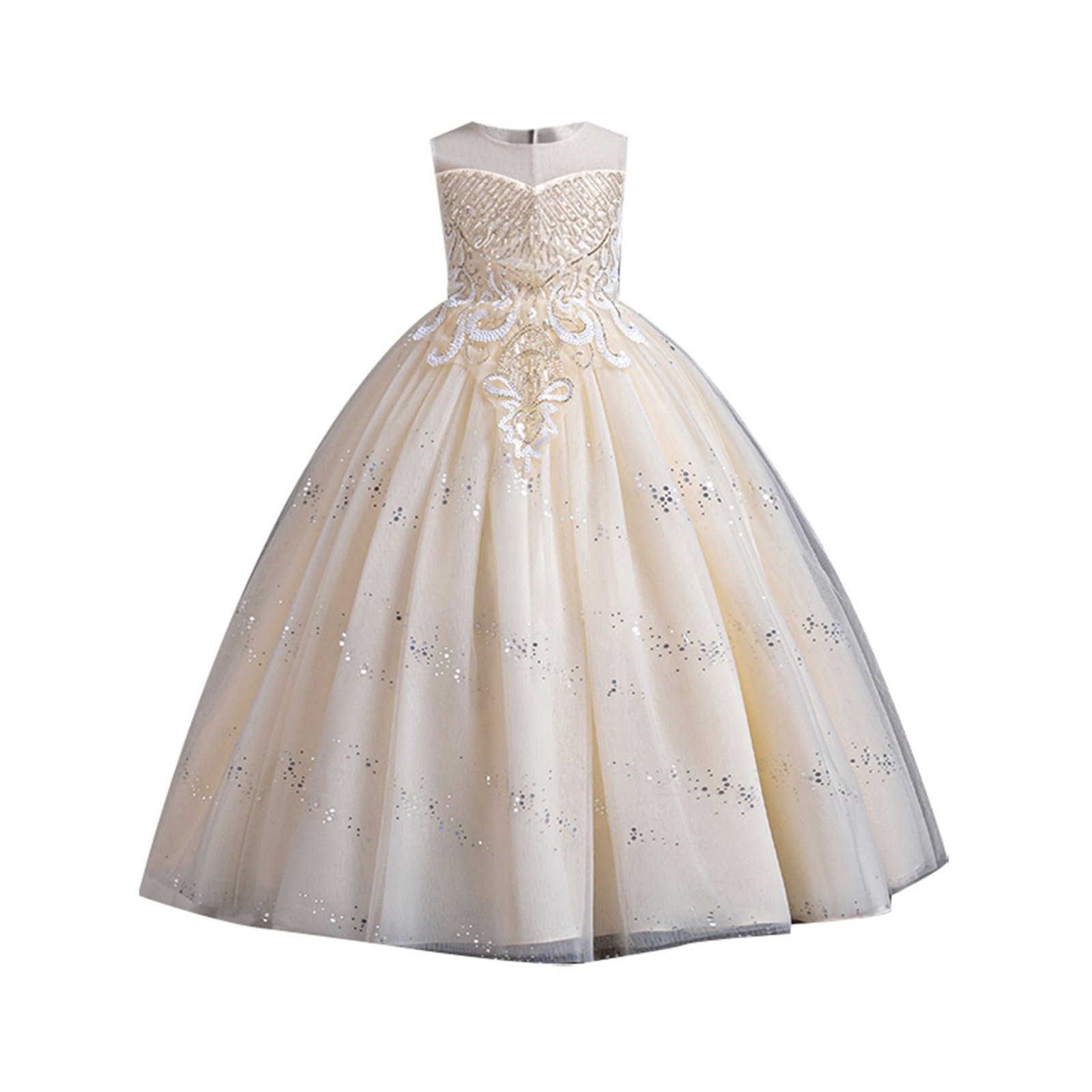 TTDGYYXW Kleider Mädchen Rock 's Kleider Mädchen Kleid Mädchen Hochzeit Brautjungfer Geburtstag Party Festzug Kleid Rock