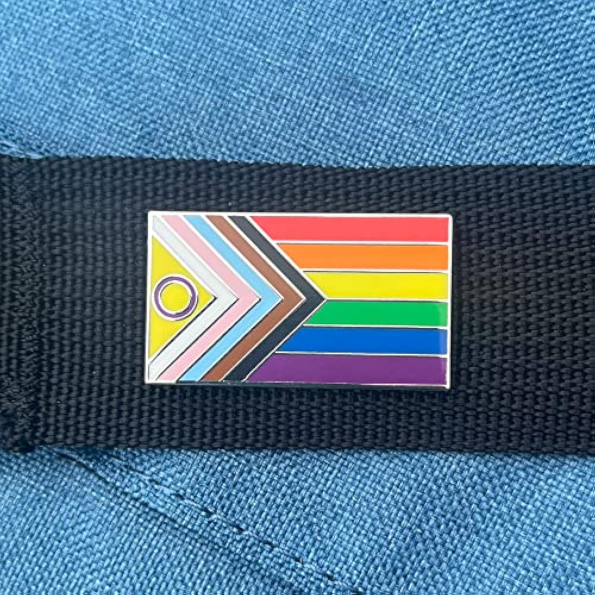 Intersex Inclusive Progress Pride Flag Enamel Pin