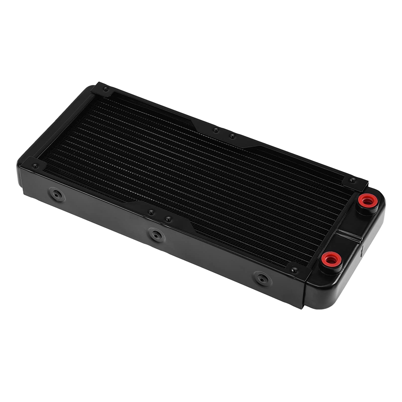 Dissipatore di calore per CPU in alluminio da 240 mm, radiatore | Dissipatore di calore per CPU in alluminio da 240 mm, con 18 in rame e alette a forma di U, per un’efficiente