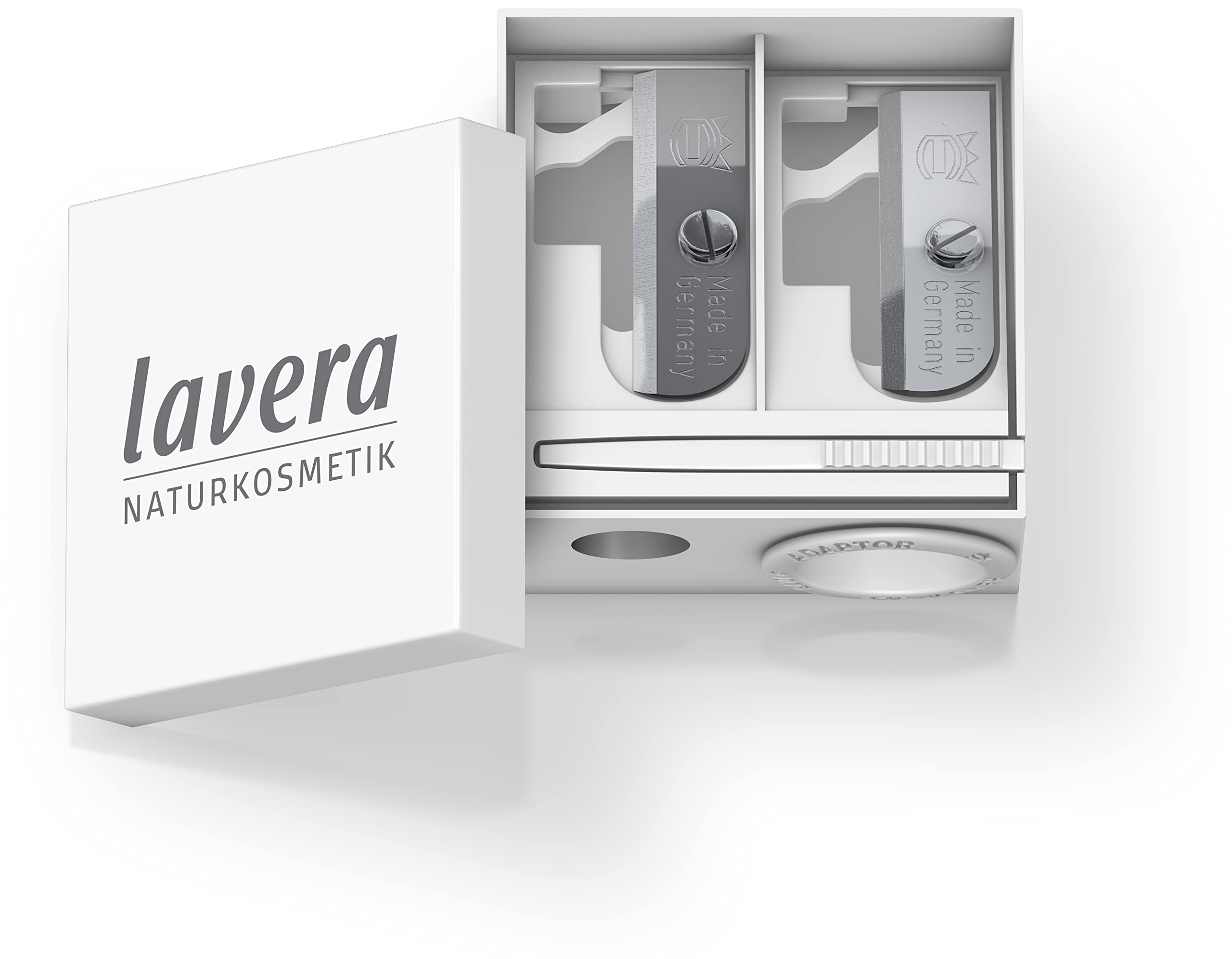 lavera Pencil sharpener, suitable for standard and jumbo markers, removable hood, easy cleaning (1 pc)