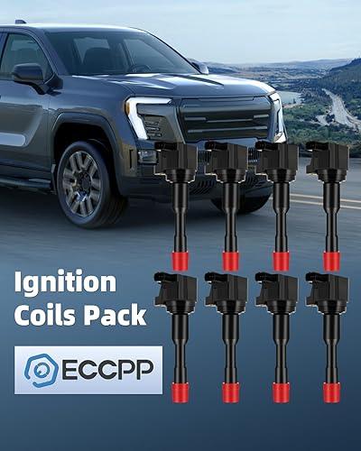 Miniatura 7 de ECCPP UF374 8 bobinas de encendido con 8 bujías de iridio para Honda 2003 2004 2005 Civic Hybrid 1.3L UF-374 UF-373