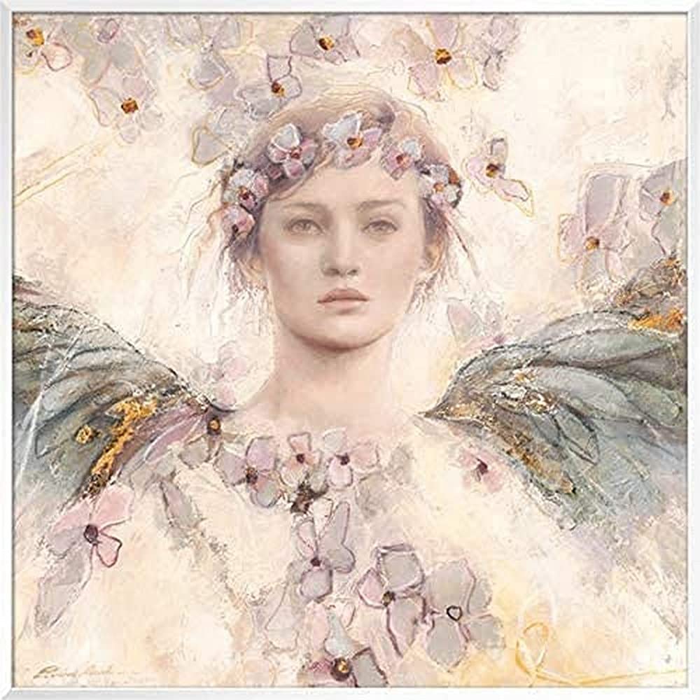 Framed Art Print - Amrhein, Elvira - 'Air de Printmps II' - 51 x 51 cm - ATOS Series