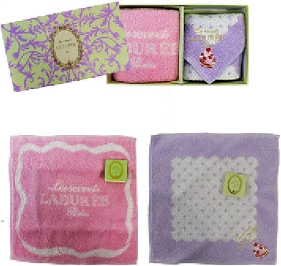 Amazon Co Jp ラデュレ ハンカチ ギフトladuree Laduree ギフトボックス ハンカチタオルセット グリーン パープルｂｏｘ ファッション