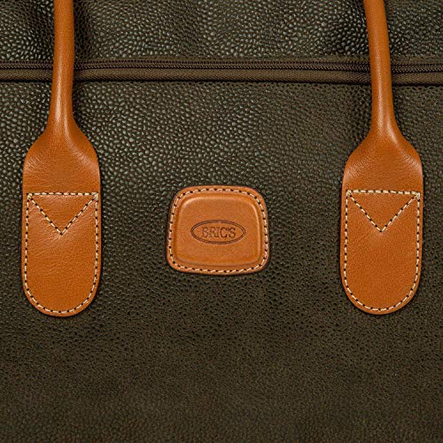 Bric's Life 28 Inch Rolling Duffle Bag Suitcase, Olive