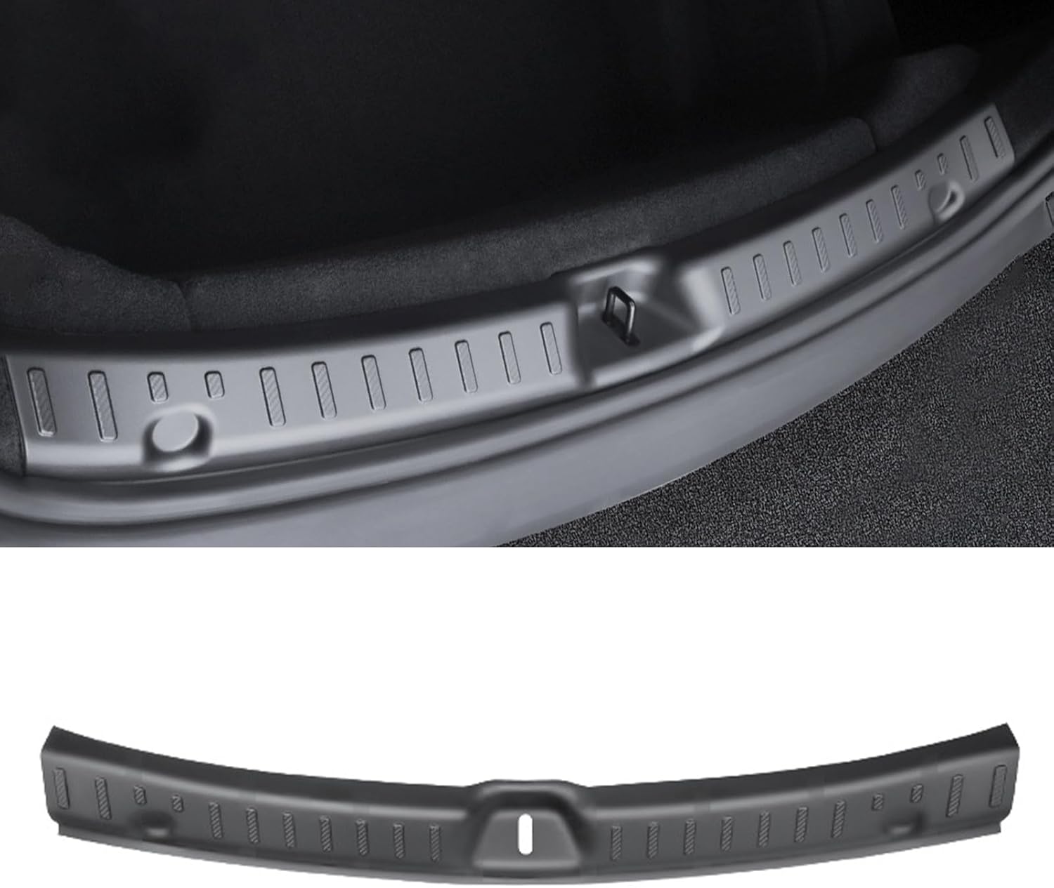 Rear Bumper Guard for Tesla Model Y Juniper 2025 Inner Rear Door Sill Protector half coverage