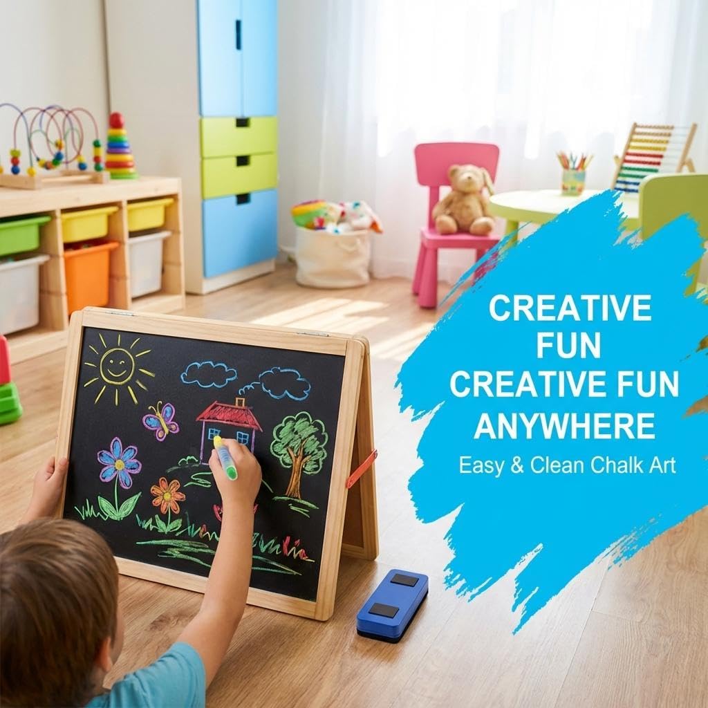 12 Coloured Chalks for Chalk, Powder Free Chalk, Non-Toxic, Washable, Erasable, Chalks for Kids, Art Tool for Drawing and Writing on Whiteboard