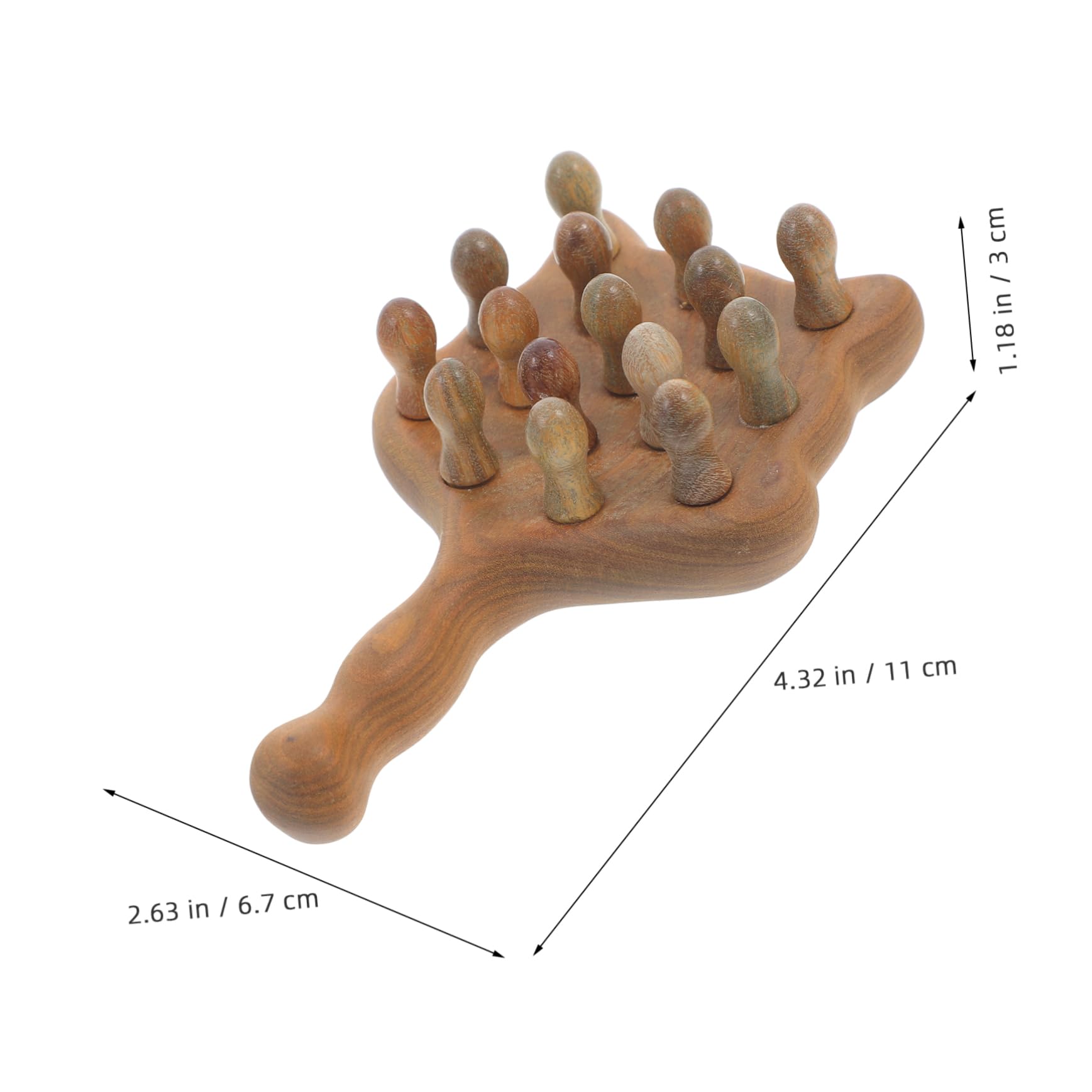 2 Piezas De Masajeador Corporal Herramientas Para Masaje De Cabeza Cepillo Para El Cabello Peine De Anchos Masajeador De Cuero Cabelludo Para Ducha Peine De Masaje