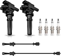 Vista 8 de ENA Juego de 2 bobinas de encendido compatibles con Hyundai Kia 2001-2006 Santa Fe Magentis Optima, 1999 2000 2001 2002 2003 2004 2005 Sonata 2.4L