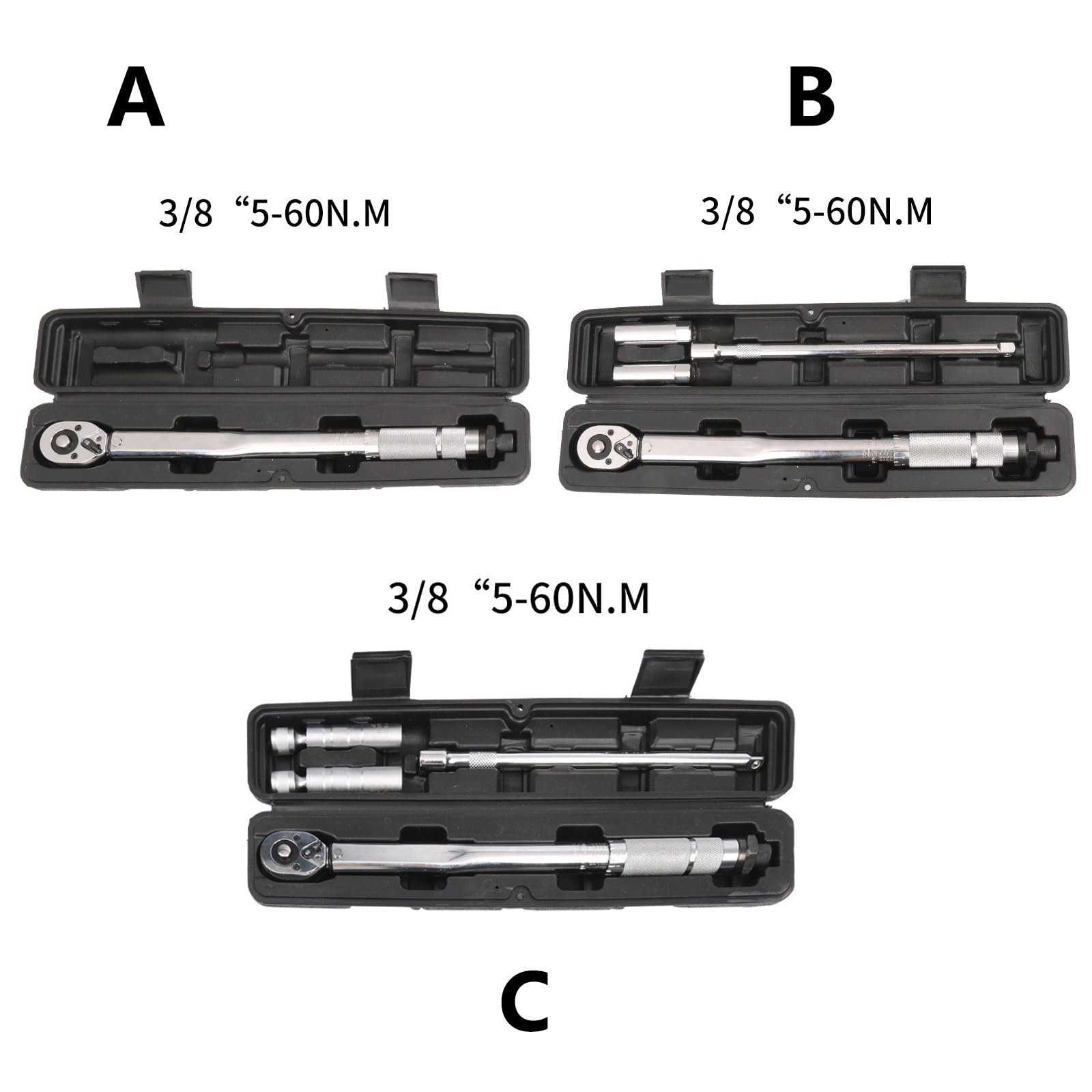 Lot de douilles de contrôle des couples de précision avec plage réglable de 560 Nm Manuel pour les protections du moteur et l'entretien