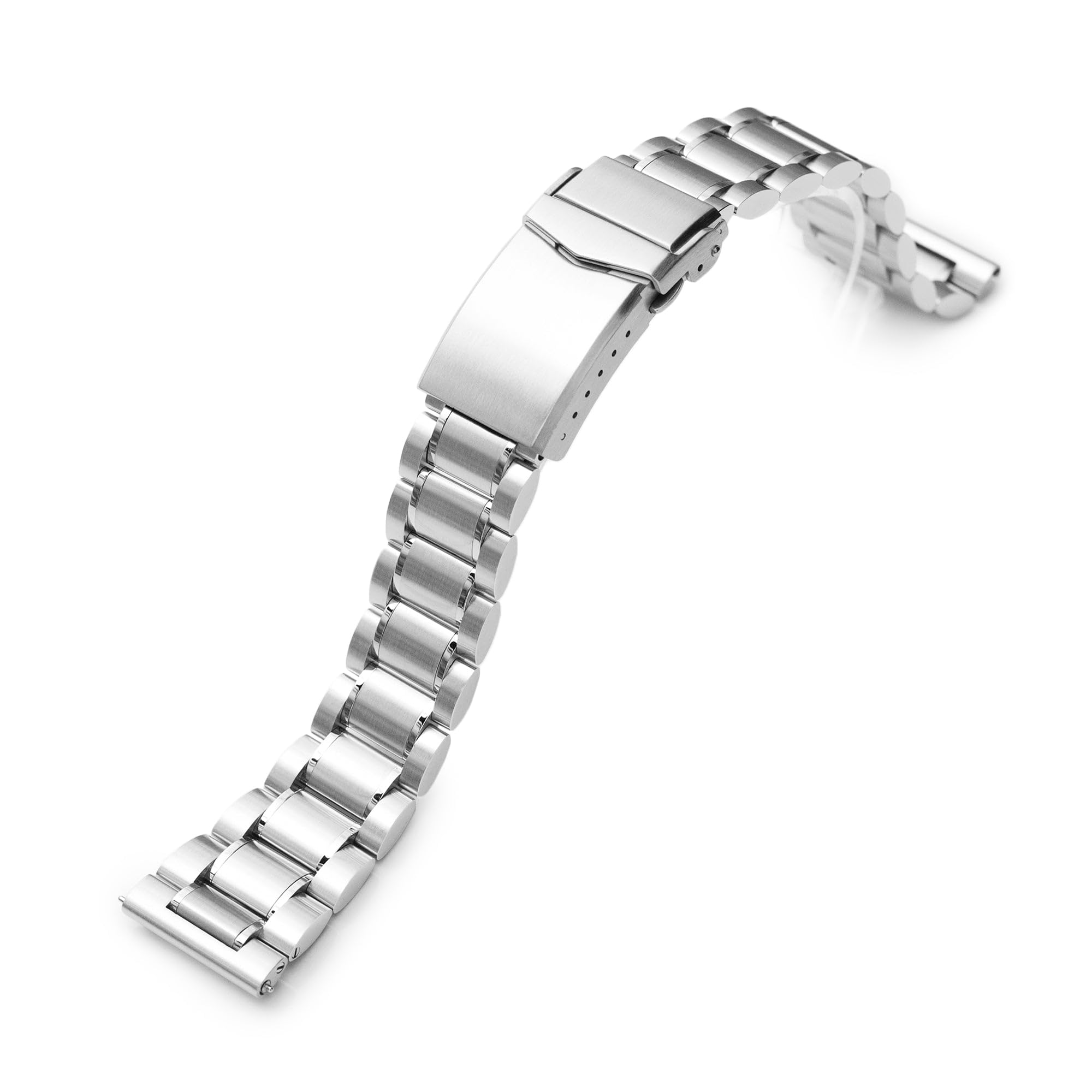 MiLTAT Correa de reloj de liberación rápida Entwine de 20 mm con extremo recto pulido (versión sin herramientas)