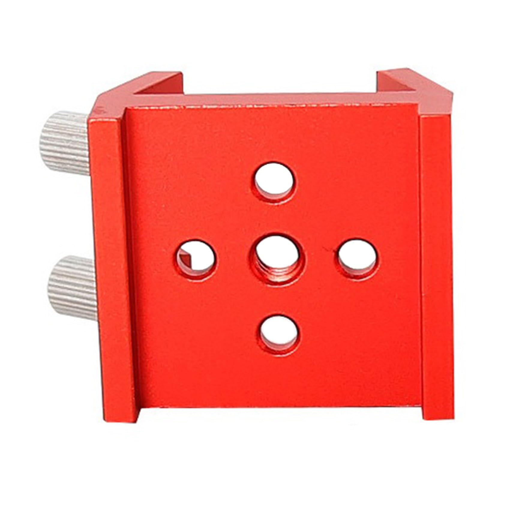 2X Base del Buscador de Telescopios, Ranura en de, Base de ModificacióN de Rosca de 1/4, Accesorios de Montaje para Telescopio AstronóMico, Rojo