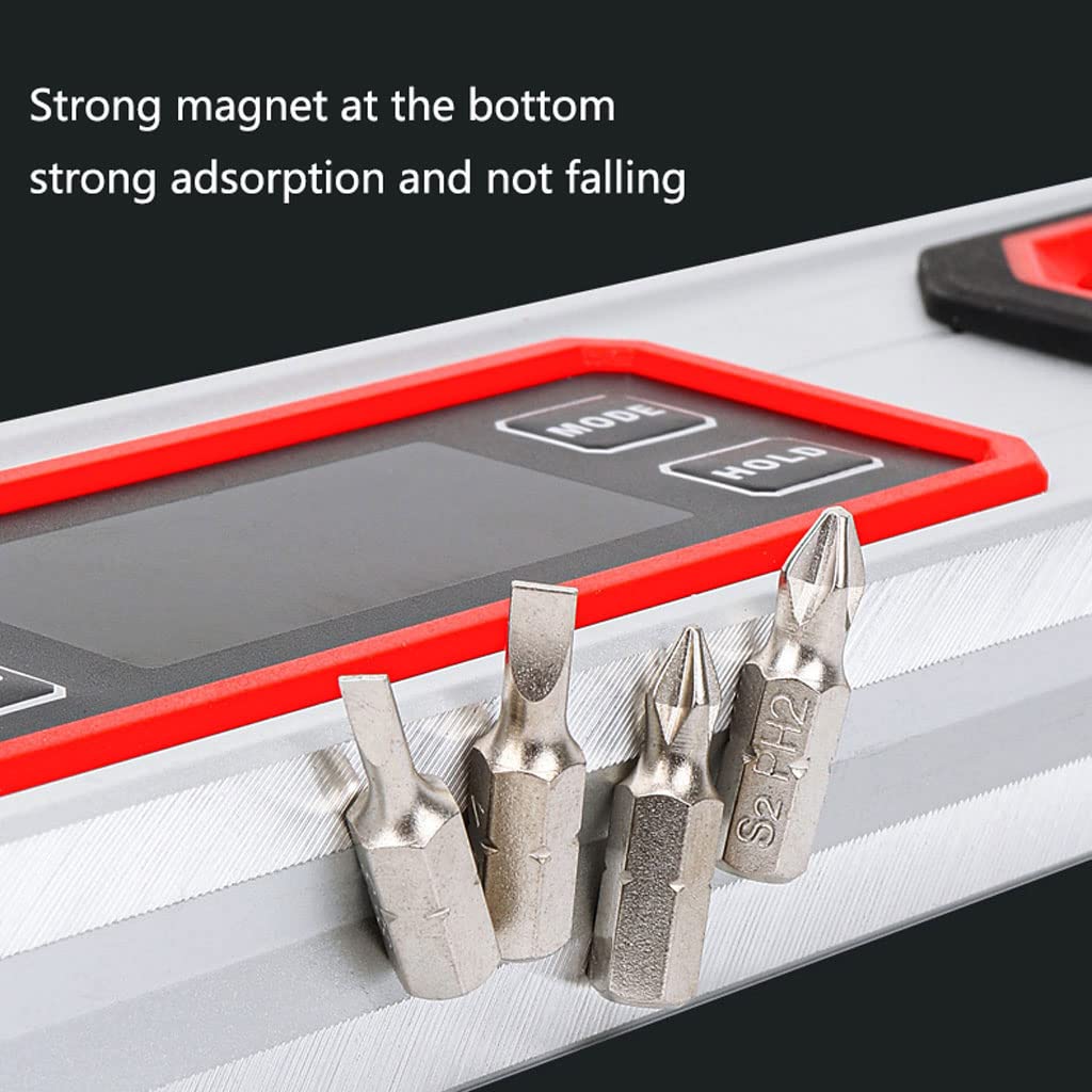Inclinometro elettronico a bolla portatile a 360 ° verticale e orizzontale a bolla spirituale per costruzione falegname 2 dimensioni livella magnetica a bolla